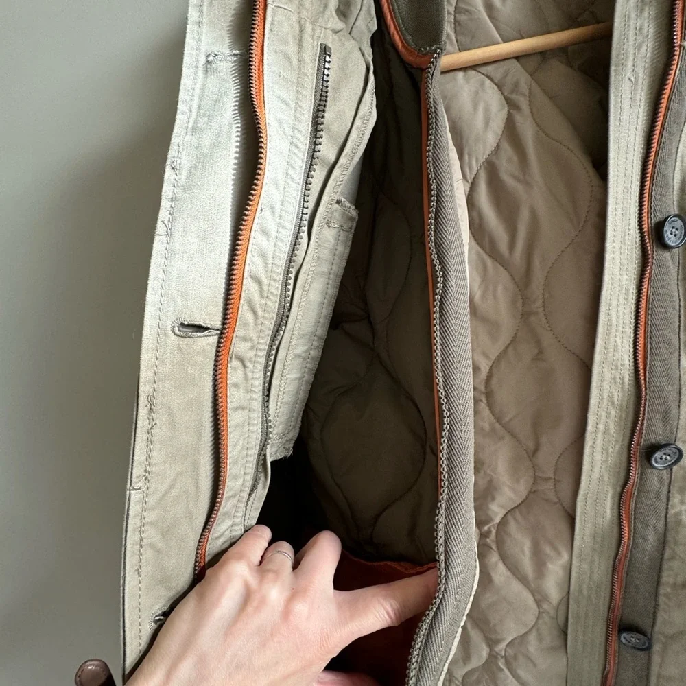 NWT Only Olive Hooded Parka Jacket, removable lining, Women's Size S - Picture 10 of 12